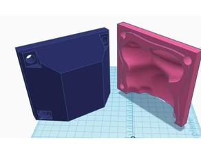 coniglietto di pasqua stampo w fori per i bulloni La stampa 3d 3d print model - Mito3D