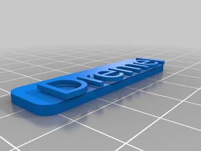 dremel les signes et logos personnalisé 3d print model - Mito3D