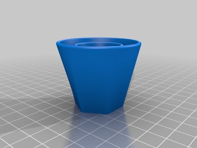 festa de vidro tiro comida e bebida 2 1 mistura o dois, um 3D print model - Mito3D