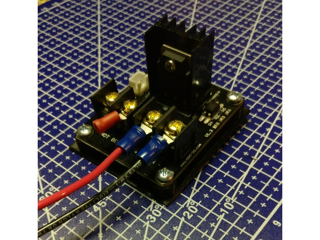 universal Brutstätte mosfet-mount - brennen terminal beheben 3d-Drucker Teile duplicator fix melzi monoprice wählen mosfet mosfet-Halter wanhao 3D print model - Mito3D