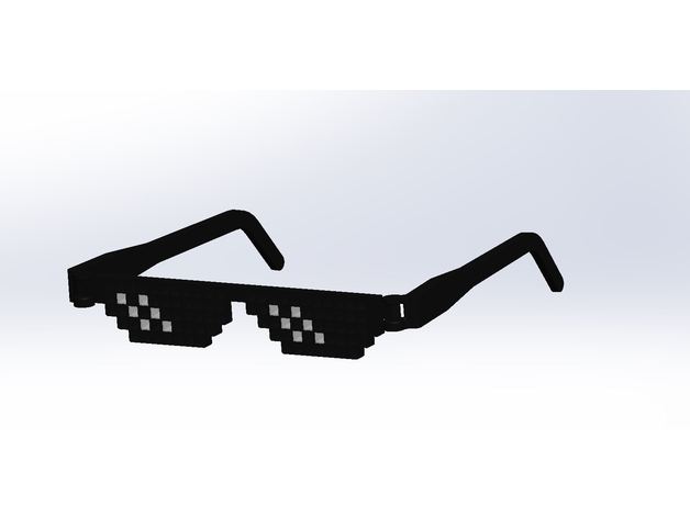 Angebot Klapp-Brille 3d Drucker Zubehör dealwithit Brille solidworks 3D print model - Mito3D