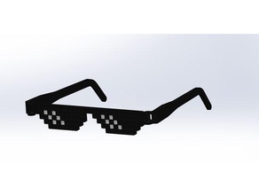 Angebot Klapp-Brille 3d Drucker Zubehör dealwithit Brille solidworks 3d print model - Mito3D