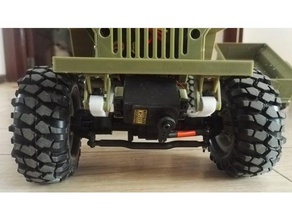 knuckle adpter r c vehicles ossumjeep 3d print model - Mito3D