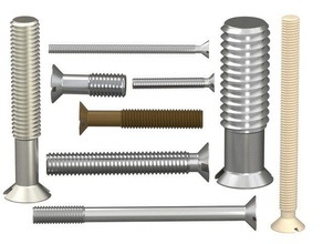24 screws collection configurator parts bolt din nut screw standard thread 3d print model - Mito3D