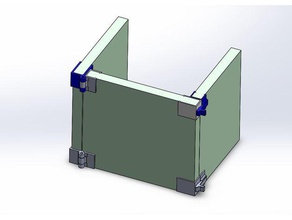 20mm caixa de espuma dobradiças Impressora 3d acessórios styrodur isopor thermobox 3d print model - Mito3D