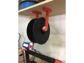 roof spool holder - support bobine plafond 3d printer accessories filament 3d print model - Mito3D