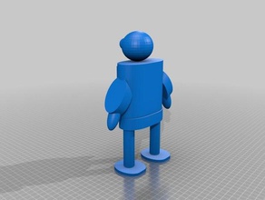 calvo y gordo 3d-drucken 3d print model - Mito3D