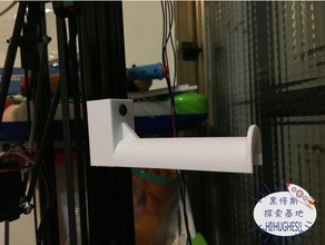 spool holder-hughes micromake d1 3d printing holder 3d print model - Mito3D