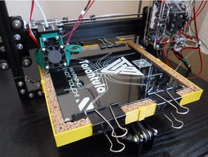 heatbed isolamento tevo tarantula Impressora 3d acessórios a cama cortiça aquecida ruim 3d print model - Mito3D