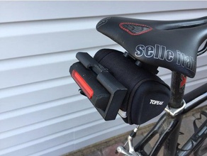 serfas thunderbolt bike tail light saddlebag mount sport & outdoors bicycle taillight 3d print model - Mito3D