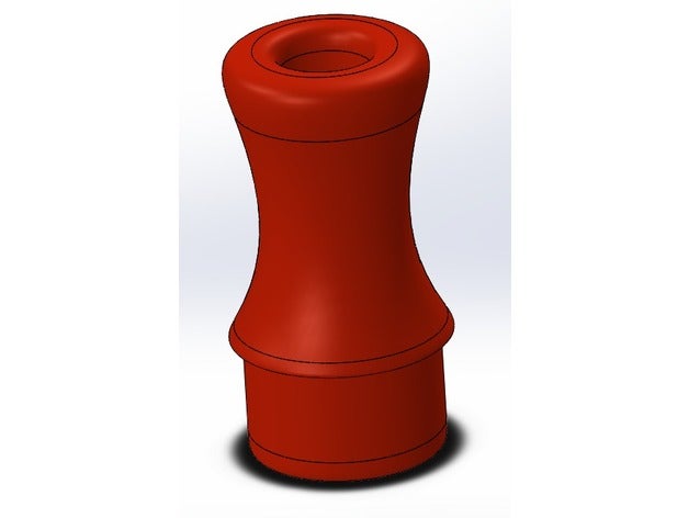 Harz 510 drip tip 3D print model - Mito3D