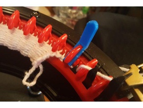 addi express stopper extended block 3d printing blocker crochet flag knitting machine 3d print model - Mito3D