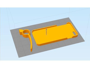 i-phone 6+ holder disabled person e-nable phone 6 3d print model - Mito3D