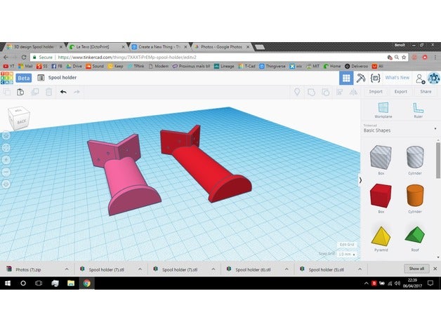 45 degrés support de bobine filaments et guide Imprimante 3d accessoires De filament titulaire le ikea manque la 3D print model - Mito3D