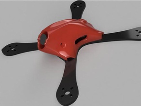 fureur x220 course de la canopée r c véhicules 240 verrière carbone drone racer fpv freestyle des drones mro pod quadricoptère l'équipe 3d print model - Mito3D
