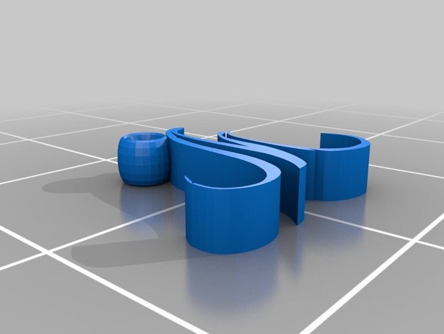 m-Anhänger Schmuck Brief Briefe Buchstaben m Anhänger - 3D print model - Mito3D
