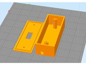 gang caixa de interruptor desligado eletrônica gangbox alimentação 3d print model - Mito3D