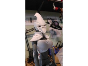 aullando banshee cosplay de la prueba concepto impresión el traje prop eldar warhammer 3d print model - Mito3D