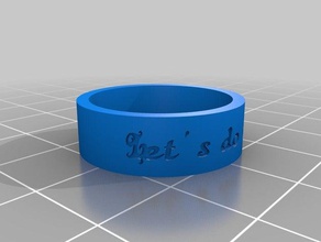 andy ring rings customized 3d print model - Mito3D