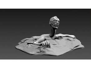 tokaloshe sculture creatura il demone monster la scultura 3d print model - Mito3D