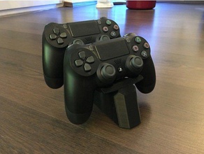 playstation ps4 controller stand electronics 3d print model - Mito3D