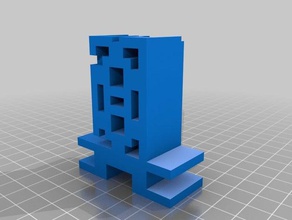 pista de apoyo juguetes construcción 3d la barra La impresión montaña rusa 3d print model - Mito3D