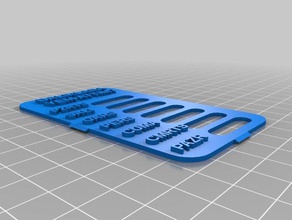 balik yem tak p de los hogares personalizado 3d print model - Mito3D