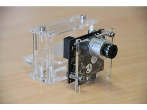 laser cut pixy case 3mm+6mm robotics lasercut pixycam cam cmucam5 plexiglas 3d print model - Mito3D