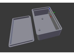 simple cuadro la robótica alojamiento 3d print model - Mito3D