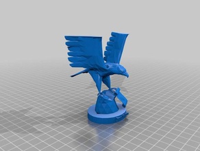 5 eagle holding constitution sculptures 3d print model - Mito3D