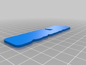 b2 Schlüsselanhänger kundengebundene 3d print model - Mito3D