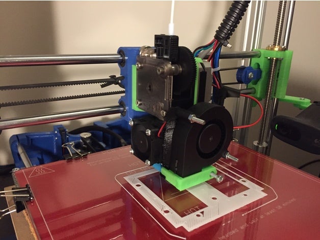 e3d mount wilson prusa i3 yeniden işleme titan 3d yazıcı ekstruder e3d-titan alanında ts 3D print model - Mito3D