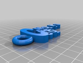 los compuestos de r cool llavero La impresión en 3d el tiro con arco 3d print model - Mito3D