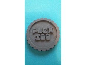 plex369 coin coins & badges maker 3d print model - Mito3D