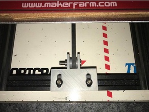 makerfarm y axis belt tensioner 3d printer parts pegasus 10 y-axis 3d print model - Mito3D