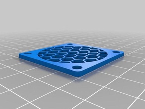 özelleştirilmiş parametrizable benim herhangi bir boyut fan parmak koruma kapağı Petek dolgu 3d yazıcı parçaları 3d print model - Mito3D