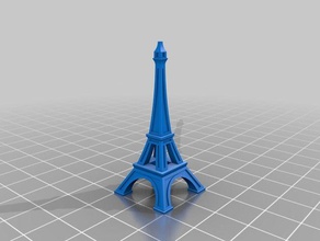 mini eiffel tower buildings & structures 3d print model - Mito3D