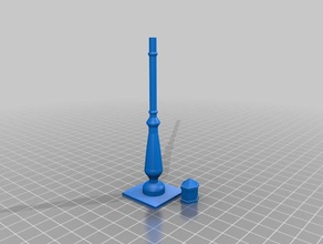 candelabra 28mm toy & game accessories 3d print model - Mito3D