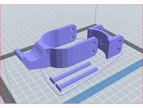 bag hook assembly ikea desk leg office 3d print model - Mito3D