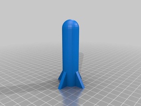 customizable rocket not really customizer skitcher 3d print model - Mito3D