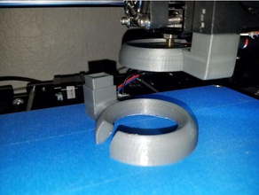 prettier cooling ring duct a8 3d printer parts air anet aneta8 fan mods upgrade circular 3d print model - Mito3D
