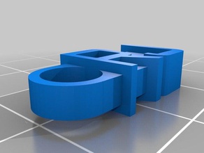 rj keychain organization customized 3d print model - Mito3D
