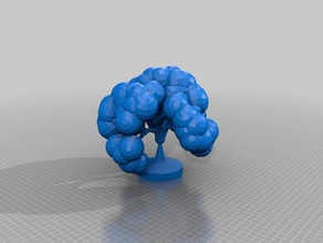 meine angepasste prozedural generierten Bäume Modelle kundengebundene 3d print model - Mito3D