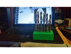 metric drill bit holder 3d printing 3d print model - Mito3D