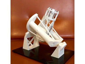 palomar hale telescope fisica & astronomia 3d print model - Mito3D