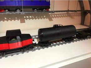 tanker car os-railway - fully 3d-printable railway system diy openrailway train 3d print model - Mito3D