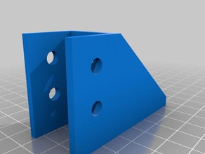 bulldog extruder mount 20x20 3d printer parts 2020 3d print model - Mito3D