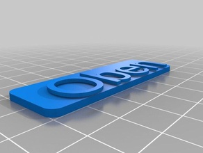 oben Schilder & logos kundengebundene 3d print model - Mito3D