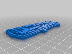 3d printing mercy college keychains customized 3d print model - Mito3D