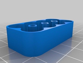 il mio personalizzato cassa di batteria magnetica -aaa8 body2 i contenitori su misura 3d print model - Mito3D